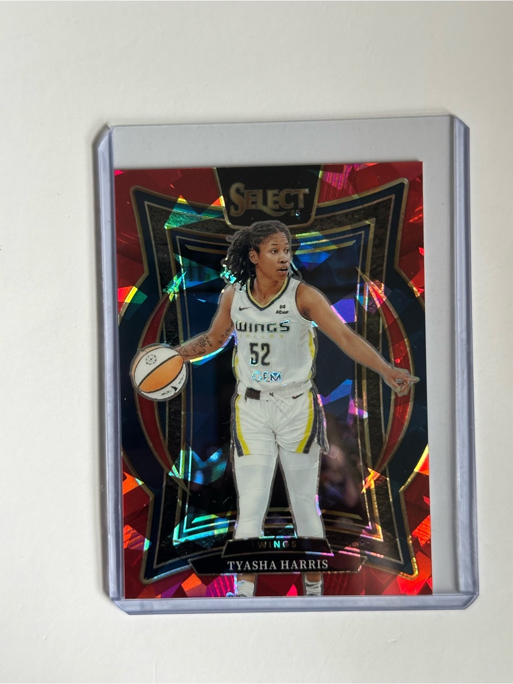 Tyasha Harris Chicago Sky Red Holo Basketball Card